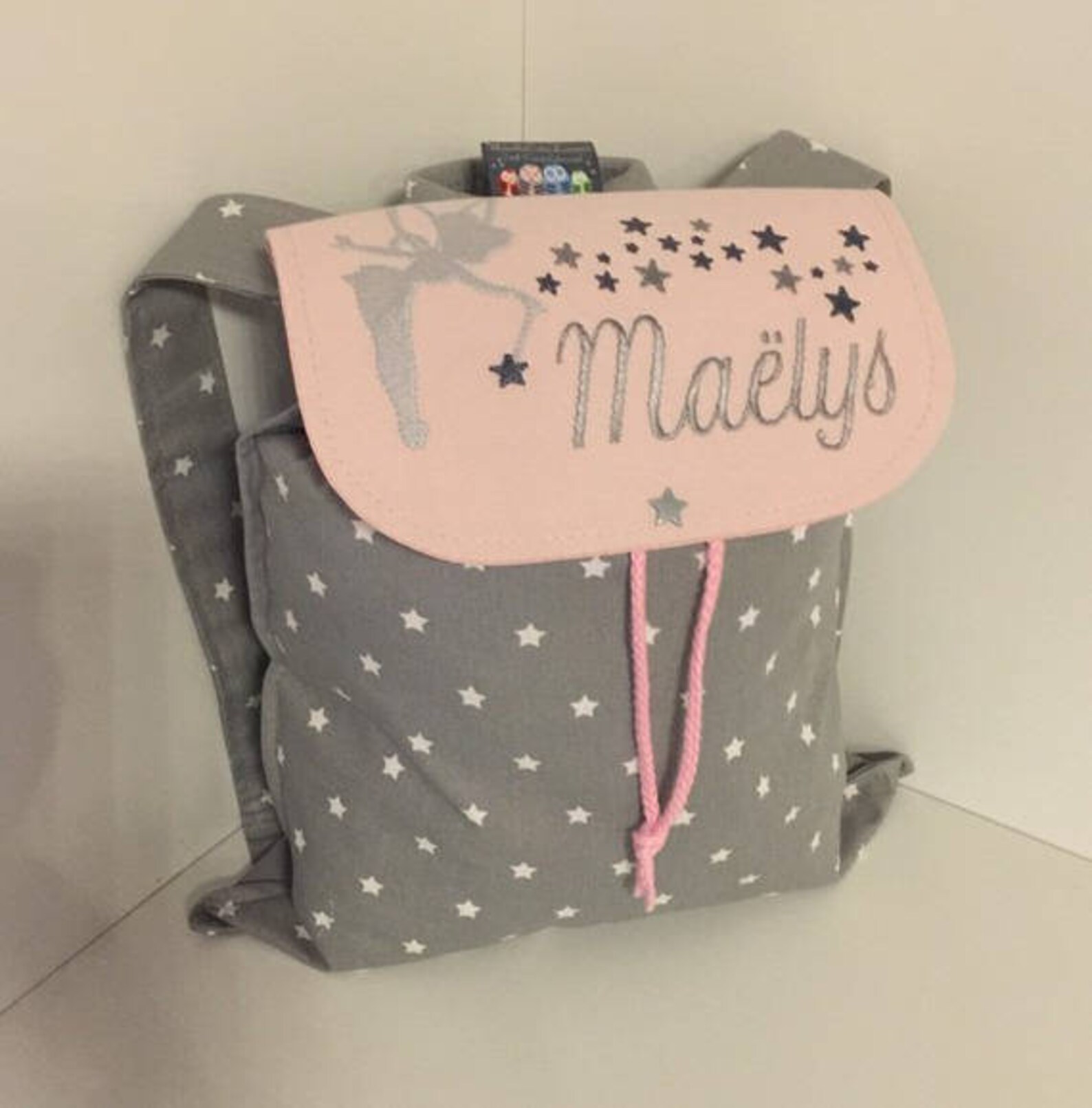 Sac à dos enfant personnalisé prénom motif taille 2/3 ans Etsy