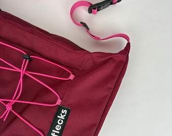 Sac bandoulière FLCB03 Japandi, sac de randonnée/vélo, motif moucheté sportif