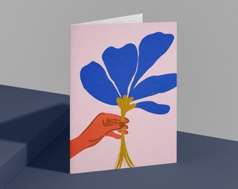 Pack of Note Cards | For You Blank Note Card | Post Card | Floral Blank Note Card | Post Card | Blank Card