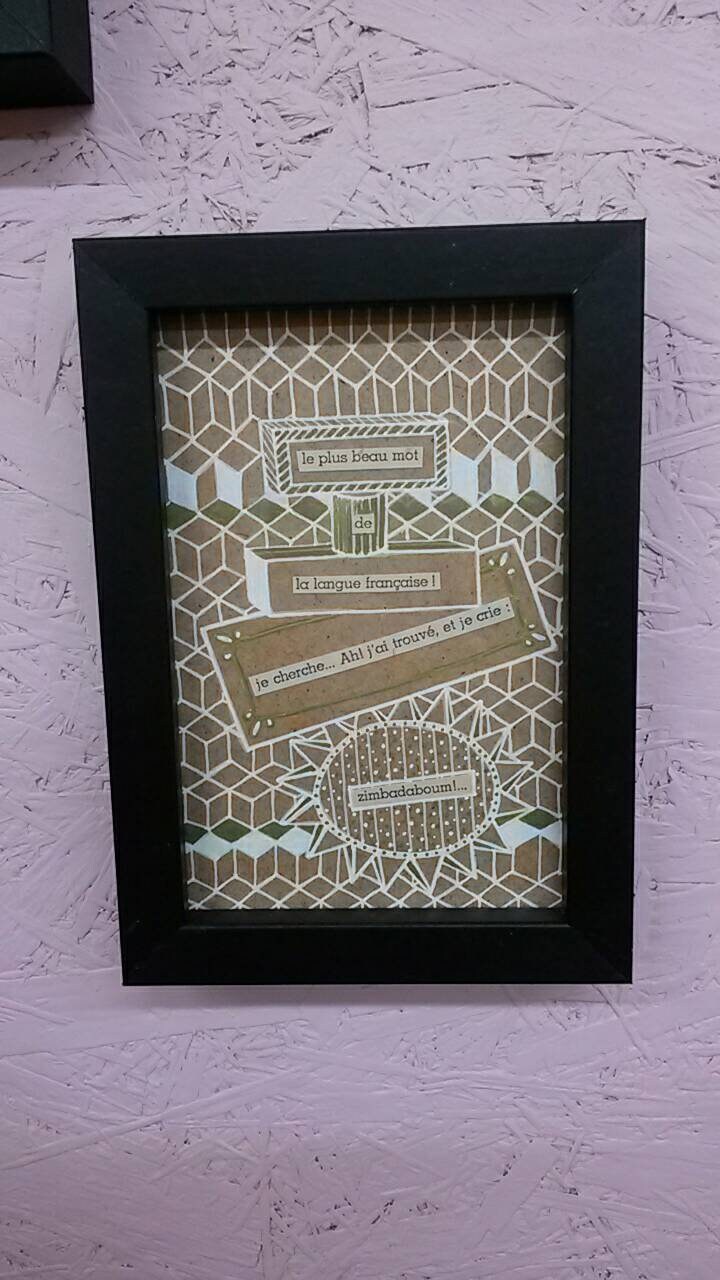 Cadre Le Mot