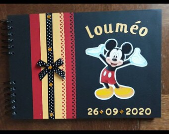 Livre d'or pour baptême, anniversaire Mickey, toy story...