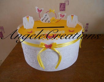 Urne pour mariage forme ronde