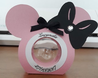 Contenant a dragée boite forme tête de souris Minnie