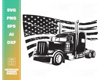 Free Free 293 Peterbilt Semi Truck Svg SVG PNG EPS DXF File