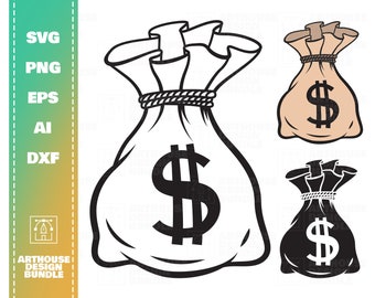 Free Free Dollar Sign Money Bag Svg 747 SVG PNG EPS DXF File