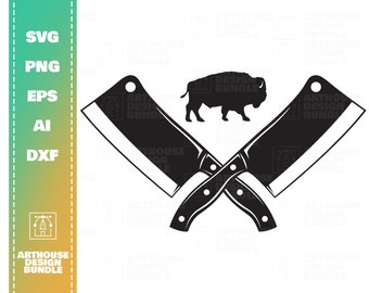 Cook Knife Svg Etsy