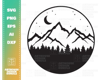 Free Free Mountain And Trees Svg Free 520 SVG PNG EPS DXF File