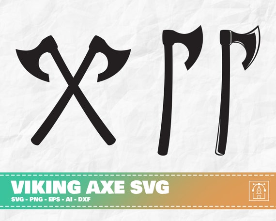 Viking Axe SVG, Viking Axe Clipart, Nordic Axe svg, Scandinavian axe, Axe Silhouette, Battle Axe svg, Viking Cricut, Axe Cricut svg, Axe png