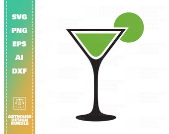 Margarita Glass SVG, Margarita Clipart, Margarita Silhouette, Bebida alcoólica svg, Margarita Cricut, Margarita vector, Cocktail Drink svg