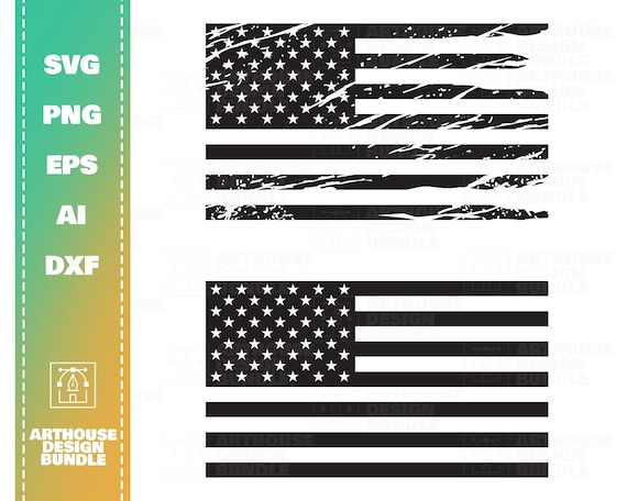 USA Flag Clipart American Flag svg American Flag png | Etsy