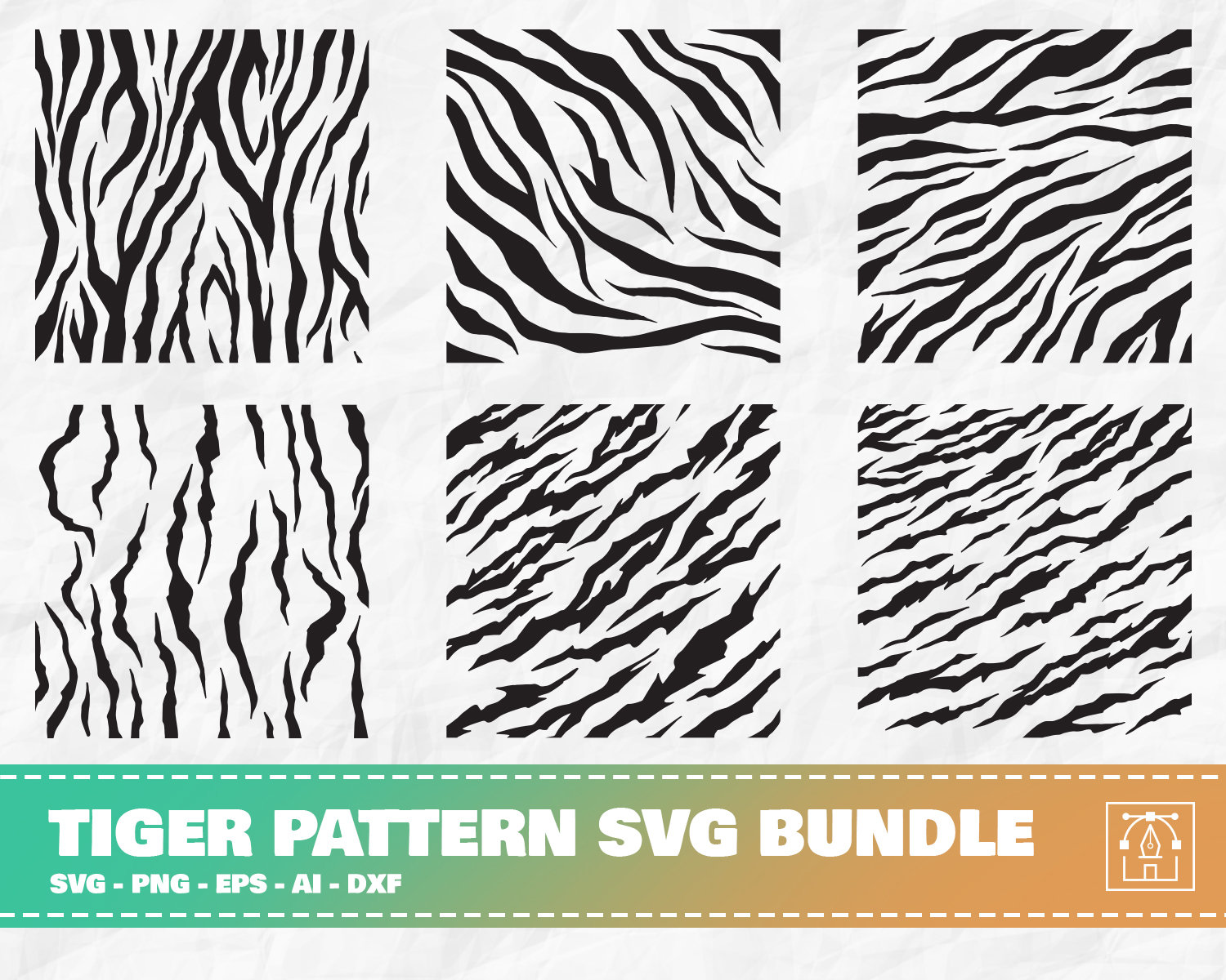 Tiger Pattern SVG Bundle Tiger Pattern Tiger Skin Svg Zebra - Etsy India