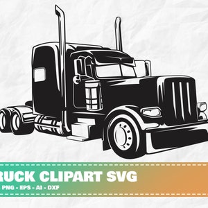 Truck Clipart svg, Truck Silhouette svg, Trucker Shirt svg, Truck Driver svg, Truck Driver Shirt, Truck Illustration, Truck Cut File