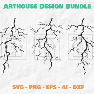 Lightning SVG Bundle, Lightning Clipart, Lighting PNG, Lightning Cut ...