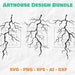Lightning SVG Bundle, Lightning Clipart, Lighting PNG, Lightning Cut ...