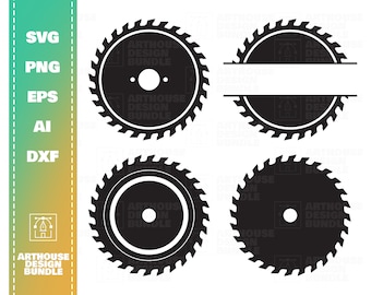 Sawblade SVG Bundle, Sawblade Clipart, Sawblade Silhouette, Saw svg, Carpentry svg, Woodworker svg, Woodworking svg, Man Glitter svg
