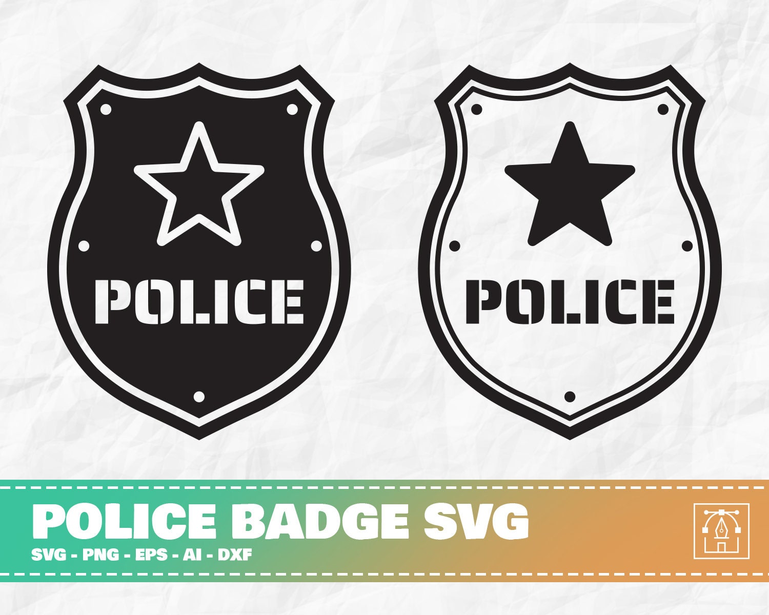 Politie badge - Politie accessoires