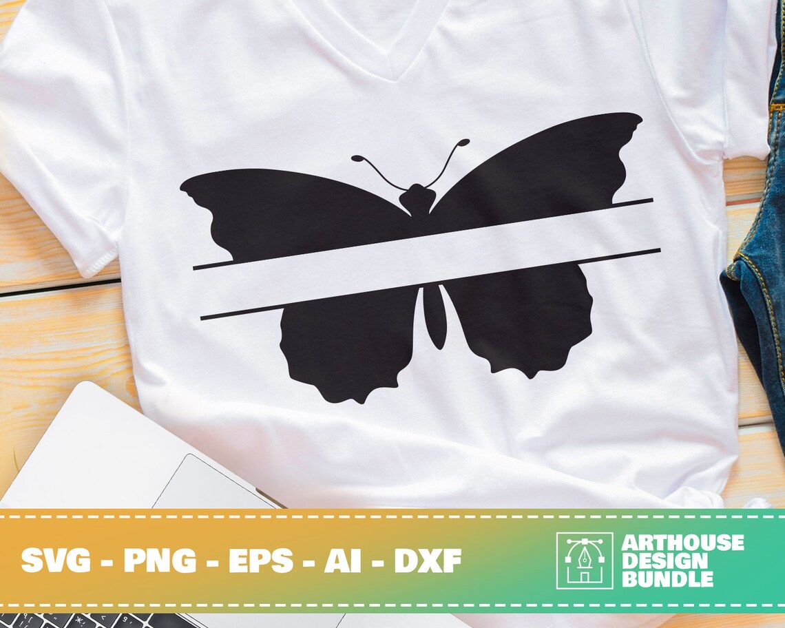 Butterfly Monogram Butterfly SVG Monogram Svg Monogram | Etsy