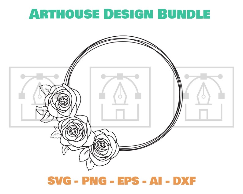 Download Circle Frames Rose Svg Rose Monogram Svg Cut File Svg Monogram Svg Cricut Rose Wreath Monogram Flower Monogram Monogram Frame Clip Art Art Collectibles