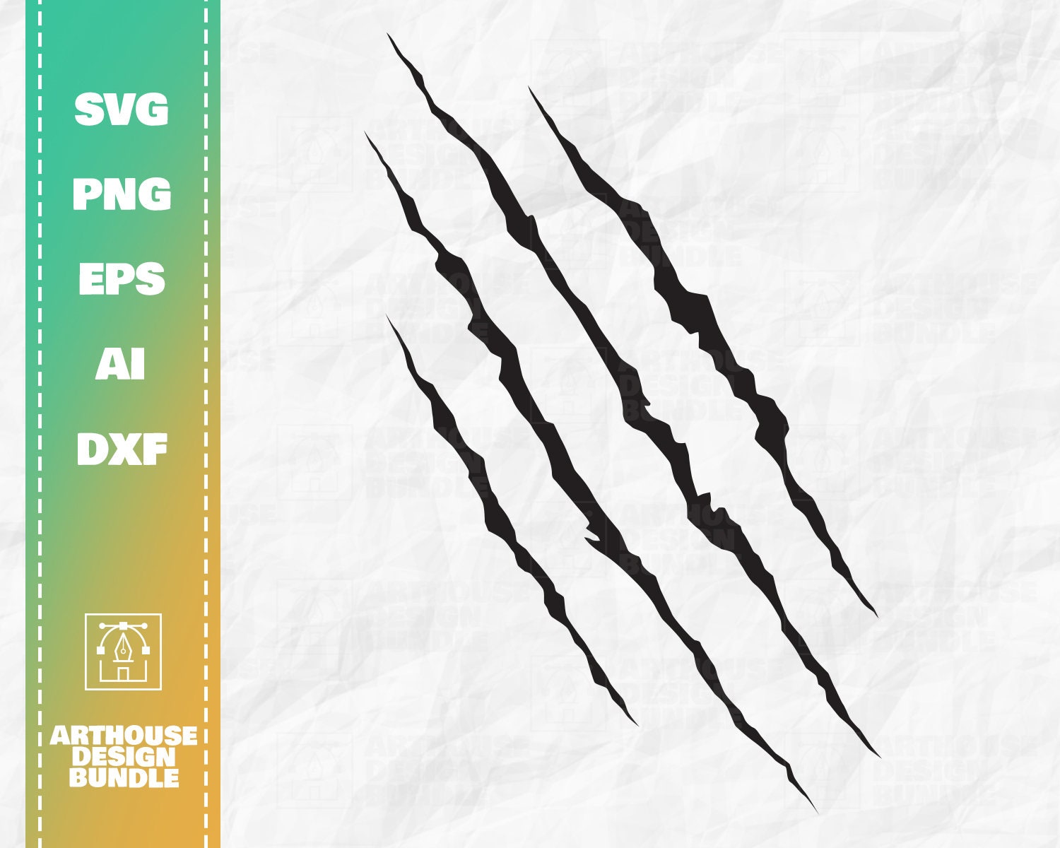 Scratch Mark SVG Claw Mark Svg Paw Scratches Svg Scrapes Etsy UK