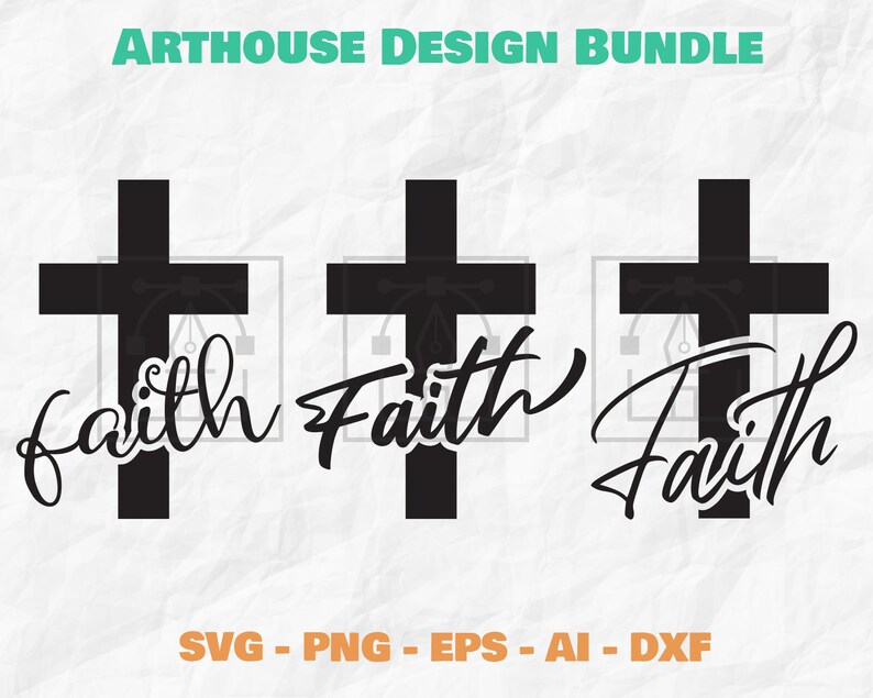 Cross Faith SVG, Cross SVG, Cross Clipart, Faith Svg, Christian Svg ...