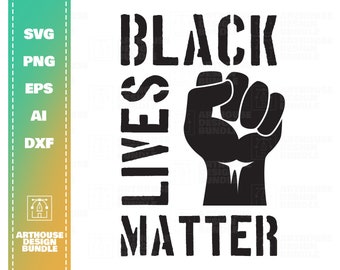 Black Lives Matter, Black Lives Matter Shirt Print, Black Lives Matter svg, Download instantâneo svg, BLM Sticker, BLM Cricut, Shirt Print svg