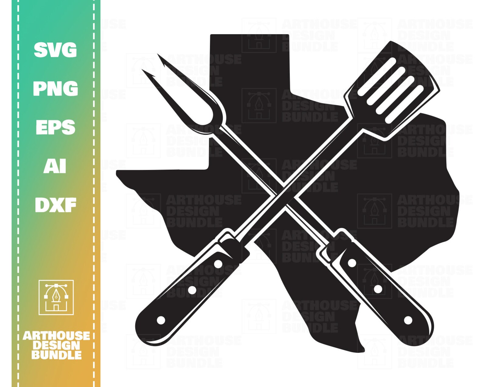 Texas Barbecue SVG Barbecue Logo Svg Dad Barbecue Shirt Etsy