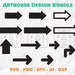 Arrow SVG Bundle 2, Basic Arrows Svg, Arrow Sign Svg, Arrow Shape Svg ...