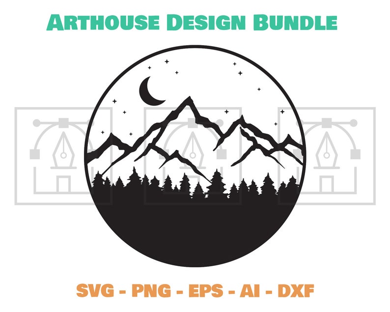 Download Mountain Silhouette Clipart Camping Logo svg Camping svg ...