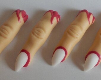 Cupcake fondant toppers fingers 6 pcs. set