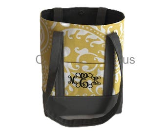 Tote bag brodé - Tote bag personnalisé pour professeur - Tote bag monogramme - Cadeau personnalisé pour professeur - Tote bag monogramme personnalisé - Tote bag personnalisé