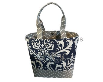 13 (L) x 3 (l) x 12 (H) sac à main avec broderie intérieure