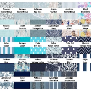 NO SE PUEDE DESCARGAR - Muestra de opciones de tela