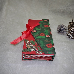 CALENDRIER DE L'AVENT Sachet de thé - Coffret enveloppes recto verso rouge et vert à remplir