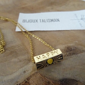 Colar gargantilha, colar curto talismã, amuleto da sorte, amuleto de proteção, colar sorte, aço inoxidável dourado, carta