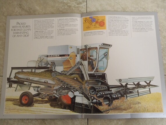 ALLIS-CHALMERS L3 M3 F3 Gleaner combine Booklet brochure