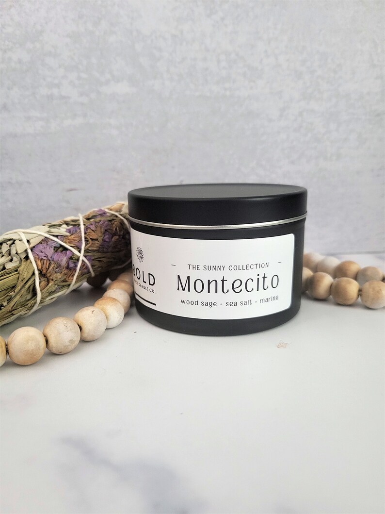 Montecito Soy Candle Jo Malone Inspired Nontoxic Candle Etsy