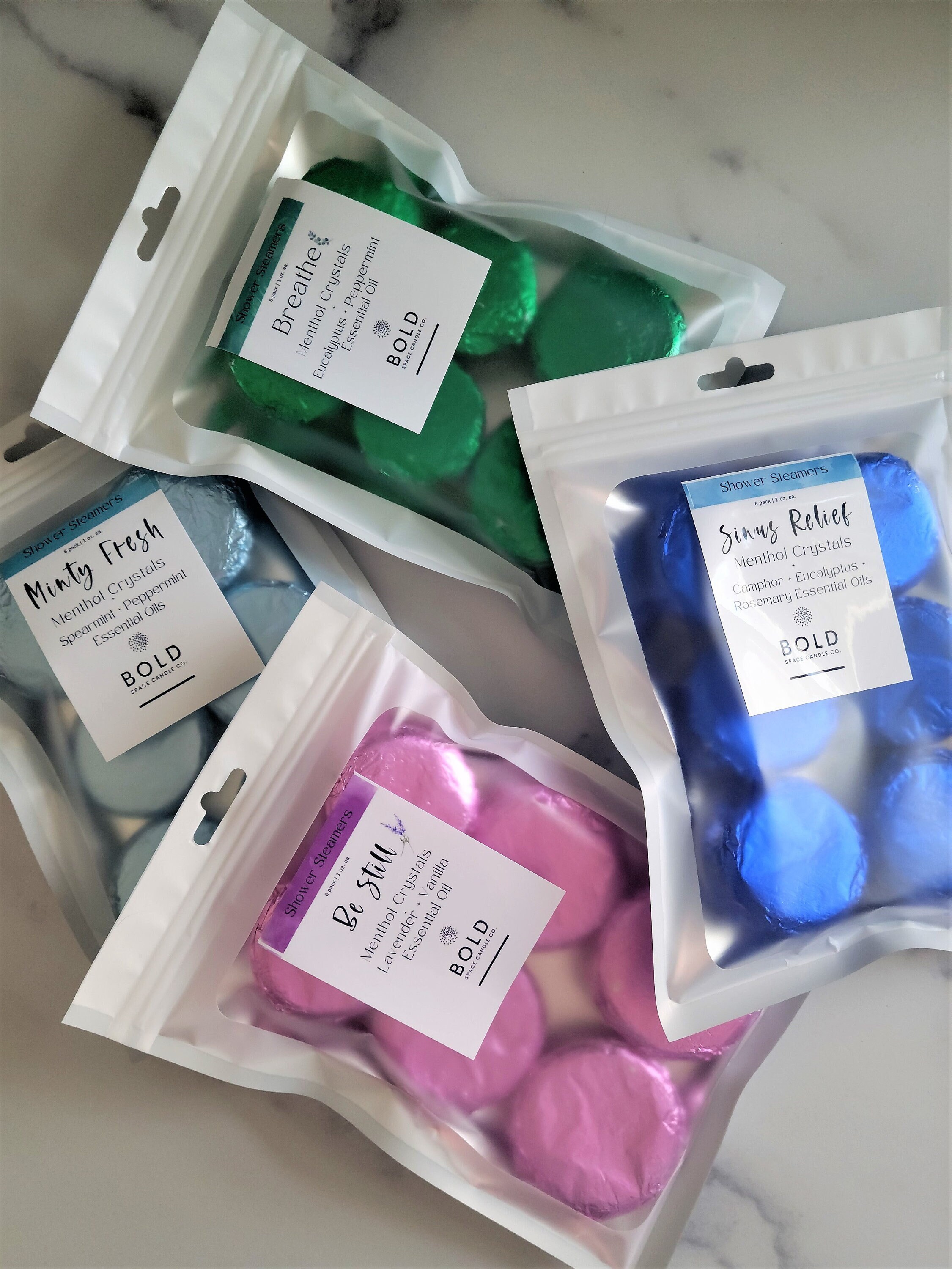 Sinus Relief Menthol Crystals Shower Fizzies Handmade Etsy