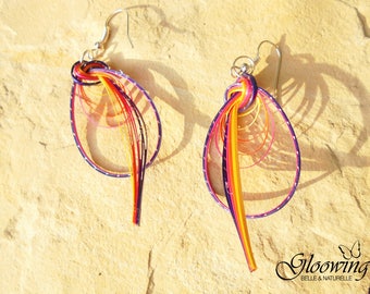 Boucles d'oreilles bambou