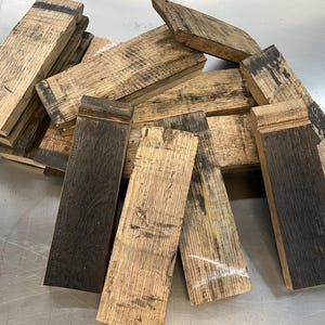 Bourbon/Whiskey Barrel Stave Pieces