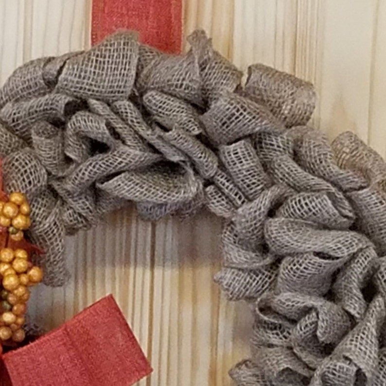 Autumn Wreath Harvest Wreath Fall Wreath Burlap Wreath