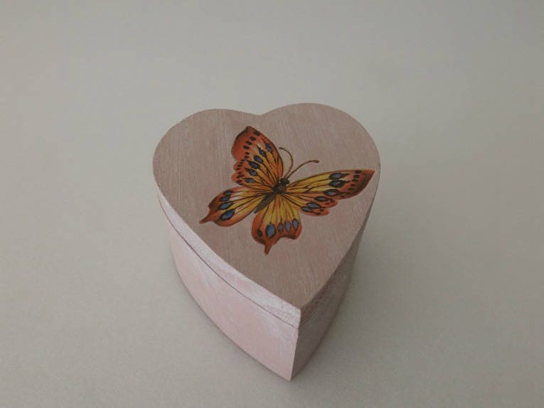 Coffret Coeur Couvercle Pivotant