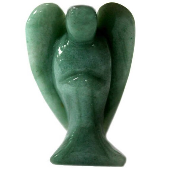 statuette Ange en Aventurine 5cm