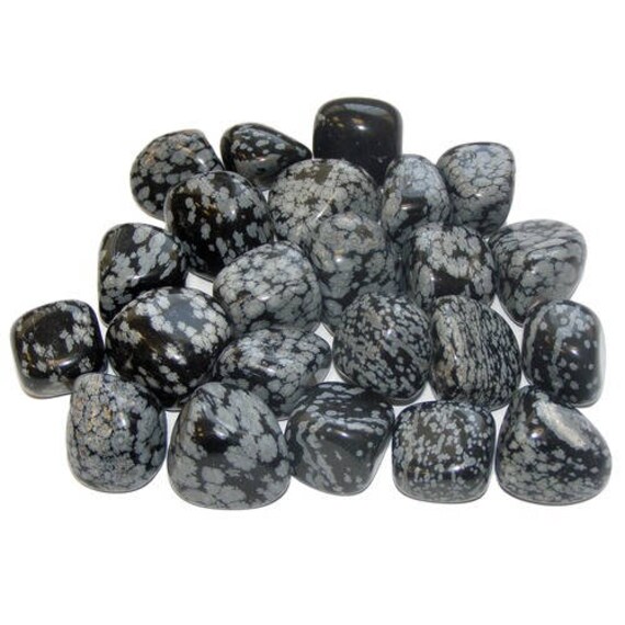 Pierre Roulée Obsidienne Mouchetée 2-3cm