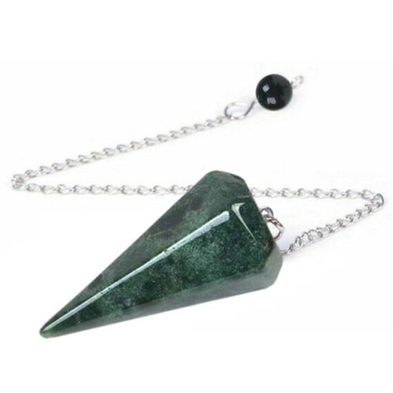 Pendule Facette Agate Mousse