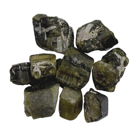 Pierre Brute Tourmaline Verte | Verdélite