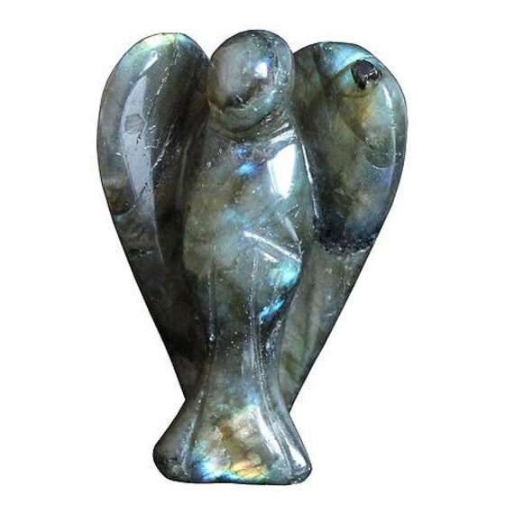 statuette Ange en Labradorite 5cm