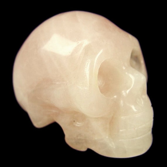 Crâne de Cristal 40mm - Quartz Rose