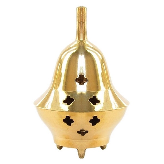 Encensoir en Laiton Forme Cheminée - Modèle D