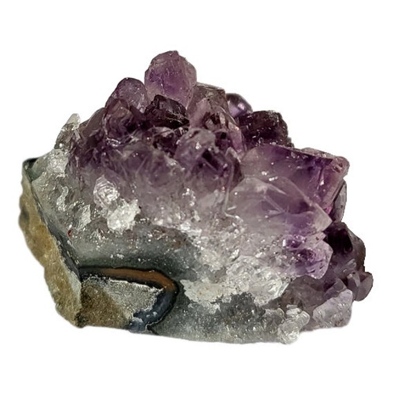 Macle/Druse en Améthyste d'uruguay - Modèle E