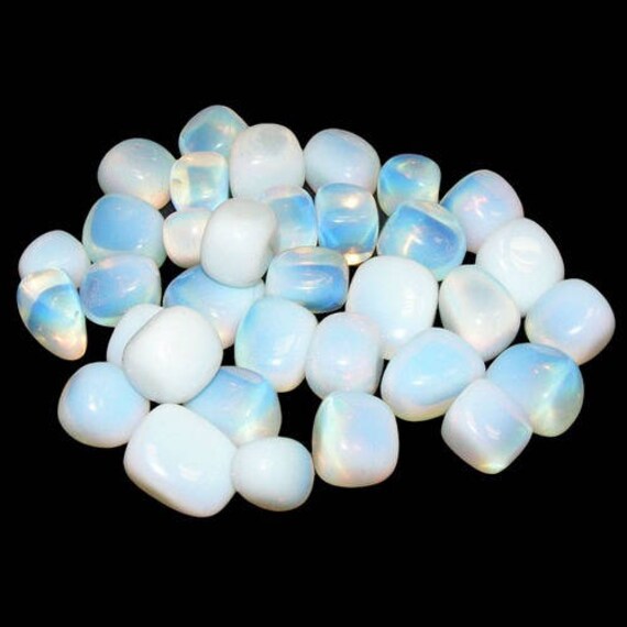 Pierre Roulée Pierre de Lune Synthétique | Opalite 2-3cm